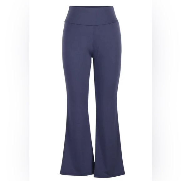 NWT Ideology Women Yoga Pants High Waist Flare
Leggings Wide  size PP Indigo Sea - Picture 1 of 2
